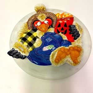 Vintage FITZ AND FLOYD Halloween Candy Dish